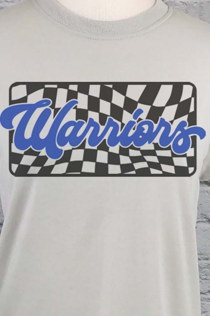 Checkered Warriors Royal Unisex Dri-Power Poly Tee - Wholesale Accessory Market