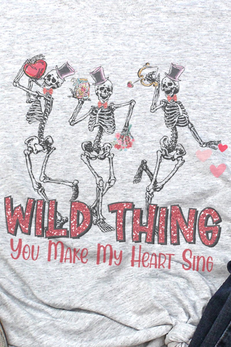 Wild Thing Valentines Unisex Dri-Power 50/50 Tee - Wholesale Accessory Market