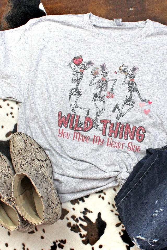 Wild Thing Valentines Unisex Dri-Power 50/50 Tee - Wholesale Accessory Market