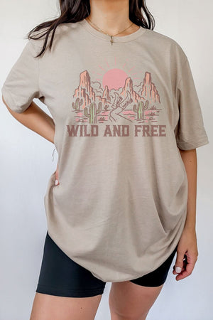 Wild & Free Tri-Blend Short Sleeve Tee - Wholesale Accessory Market