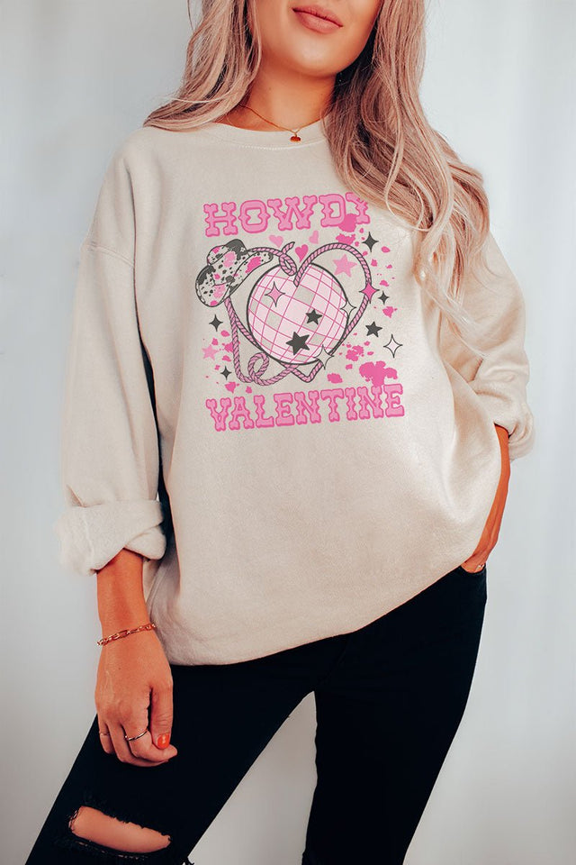 Disco Howdy Valentine Unisex NuBlend Crew Sweatshirt - Wholesale Accessory Market