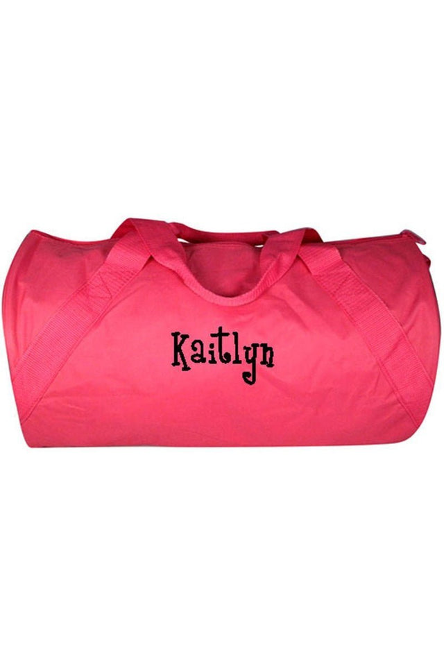 Hot Pink Barrel-Sided Duffle Bag 18" - Wholesale Accessory Market