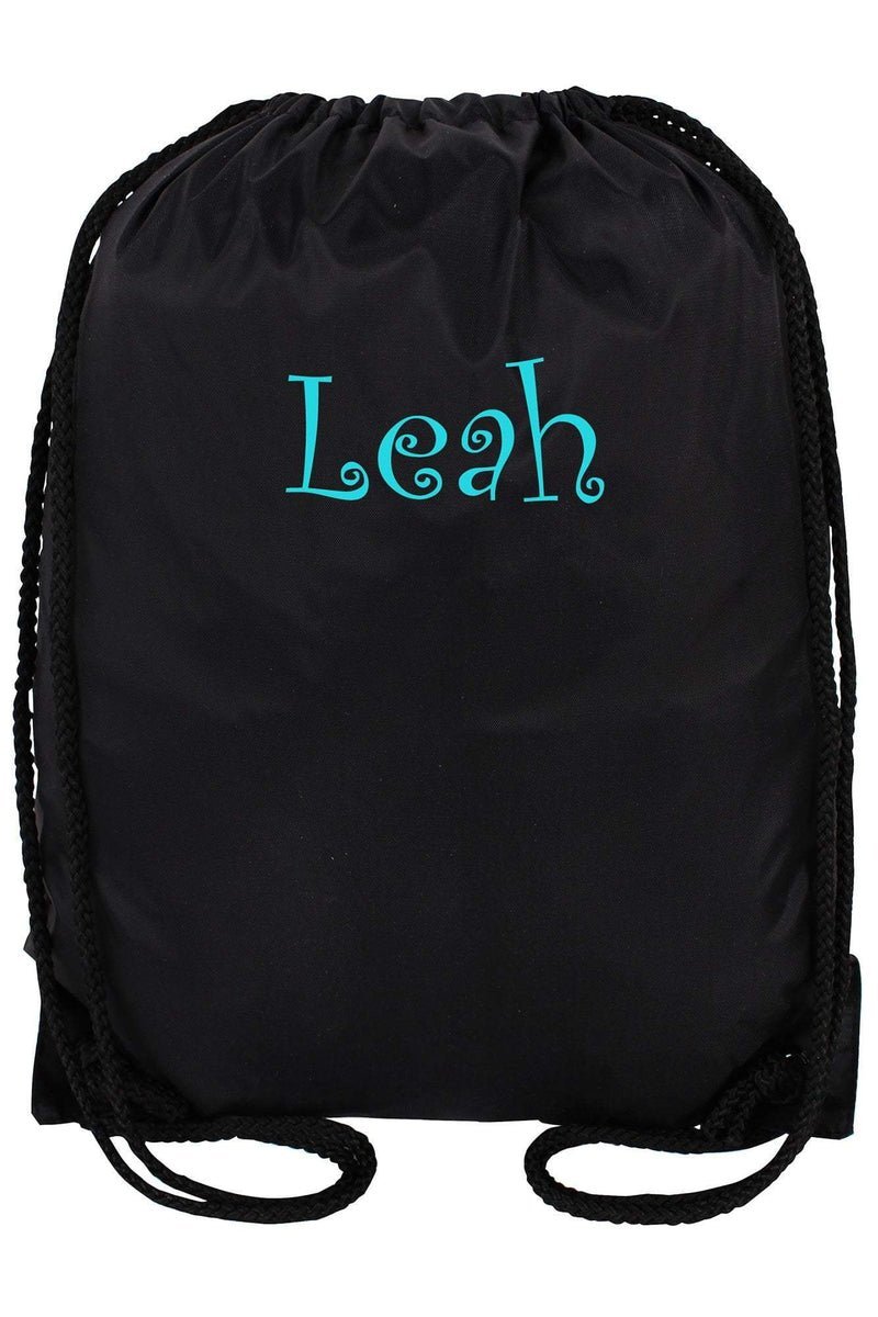 Black Drawstring Backpack - Wholesale Accessory Market