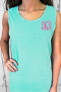 Shades of Green/Yellow Comfort Colors Cotton Tank Top *Personalize It - Wholesale Accessory Market