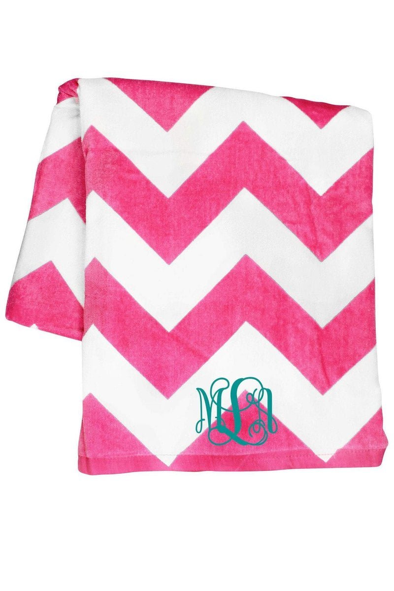 Chevron Towel *Personalize It - Wholesale Accessory Market