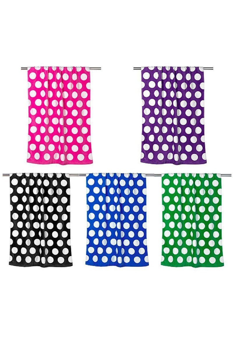 Polka Dot Towel - Wholesale Accessory Market