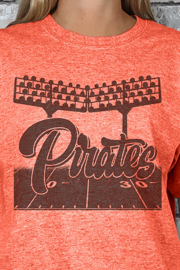 TSC Apparel Stadium Pirates Softstyle Adult T-Shirt | Wholesale Accessory Market L / Heather Orange - G