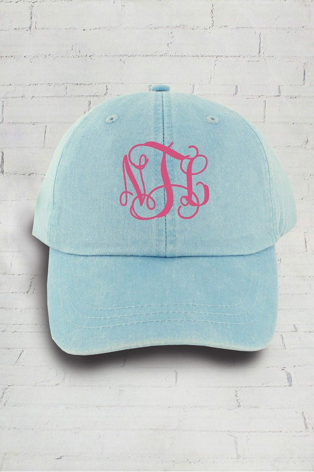 Washed Light Blue Baseball Cap - Wholesale Accessory Market