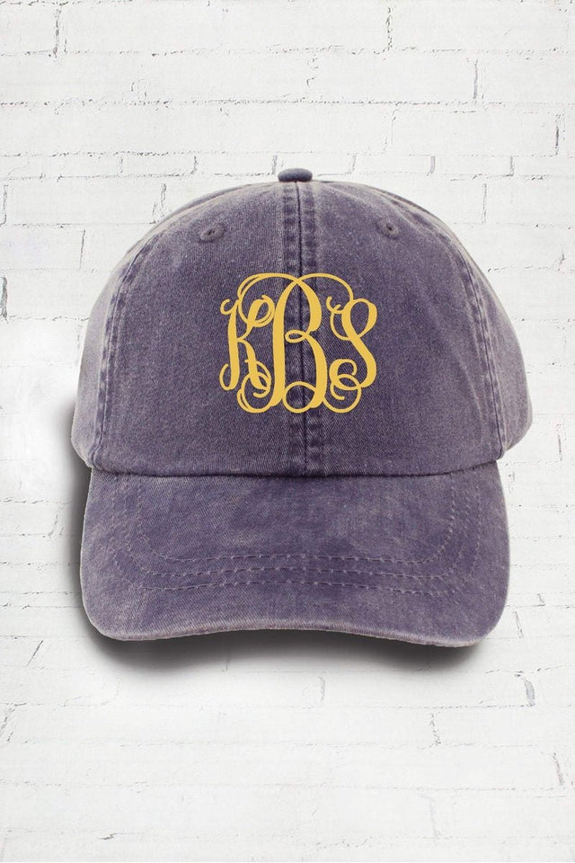 Washed Purple Baseball Cap - Wholesale Accessory Market