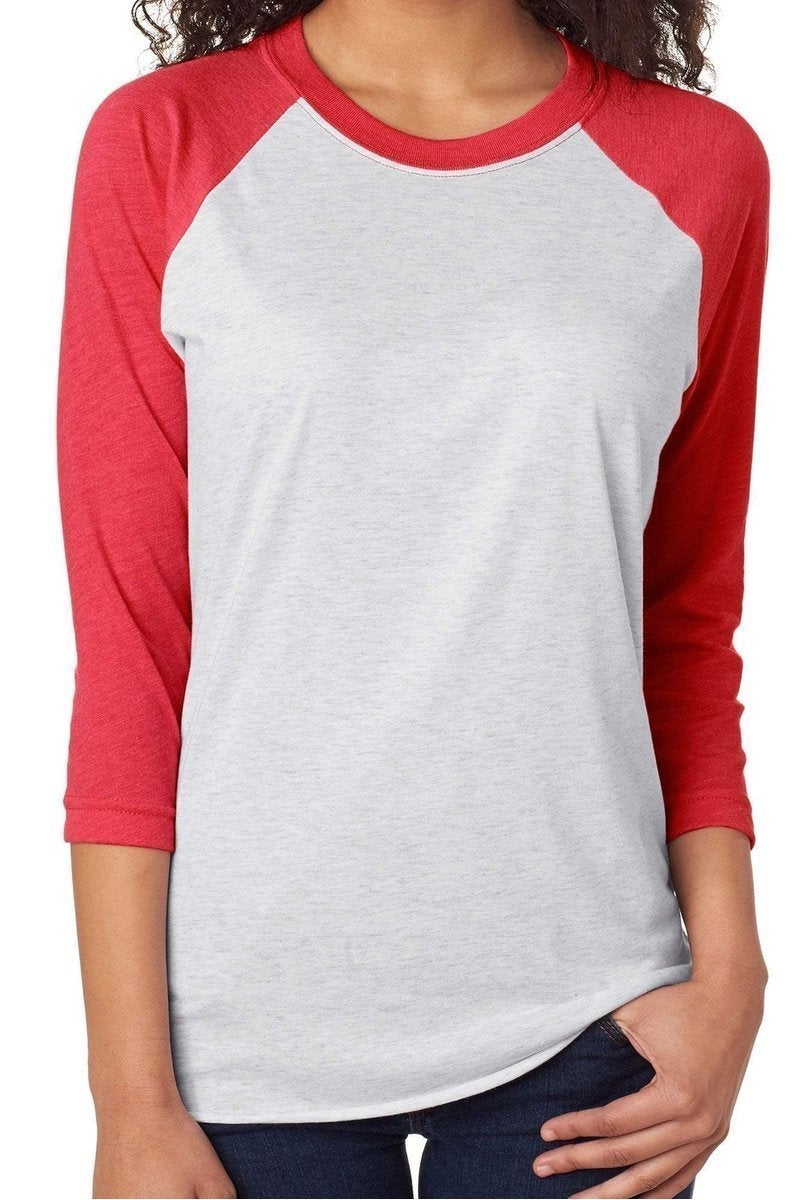 Western Happy Valentines Tri-Blend Unisex 3/4 Raglan - Wholesale Accessory Market