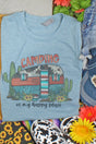 Western Camping Is My Happy Place Poly/Cotton Tee - Wholesale Accessory Market