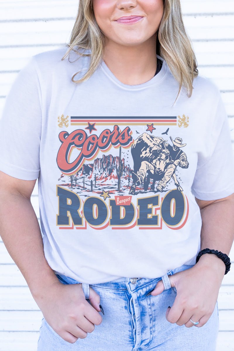 Bull Rider Coors Rodeo Adult Soft-Tek Blend T-Shirt - Wholesale Accessory Market