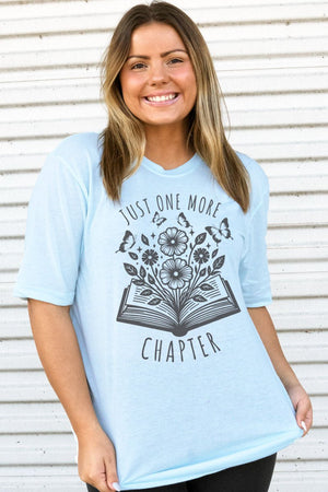 Just One More Chapter Adult Soft-Tek Blend T-Shirt - Wholesale Accessory Market