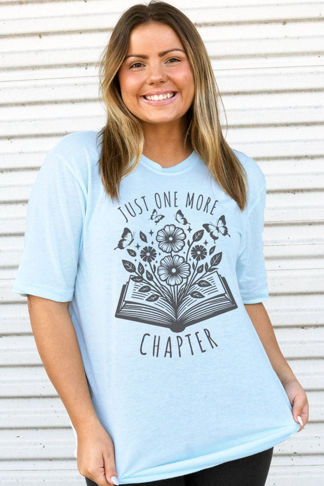 Just One More Chapter Adult Soft-Tek Blend T-Shirt - Wholesale Accessory Market