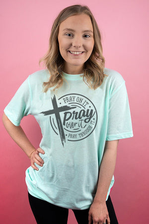 Pray On It Adult Soft-Tek Blend T-Shirt - Wholesale Accessory Market