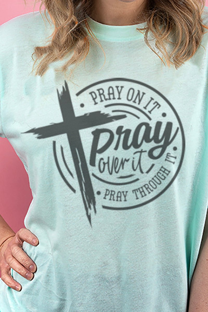 Pray On It Adult Soft-Tek Blend T-Shirt - Wholesale Accessory Market