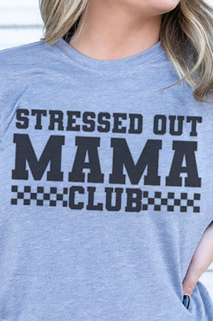 Stressed Out Mama Club Adult Soft-Tek Blend T-Shirt - Wholesale Accessory Market