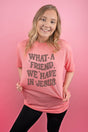 What A Friend In Jesus Adult Soft-Tek Blend T-Shirt - Wholesale Accessory Market