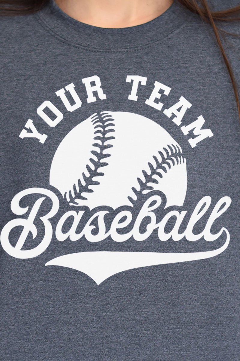 Retro Baseball Your Team Heavy-weight Crew Sweatshirt - Wholesale Accessory Market