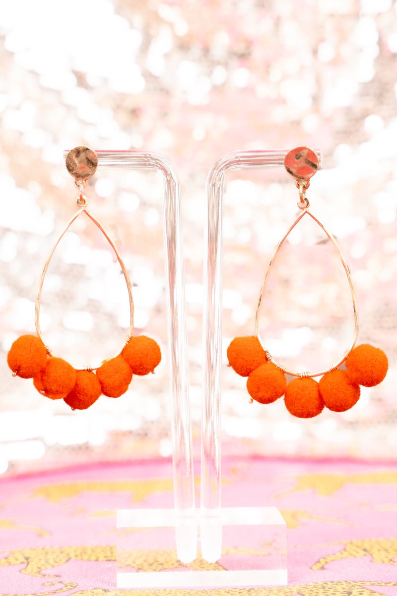 Pom pom outlet earrings wholesale