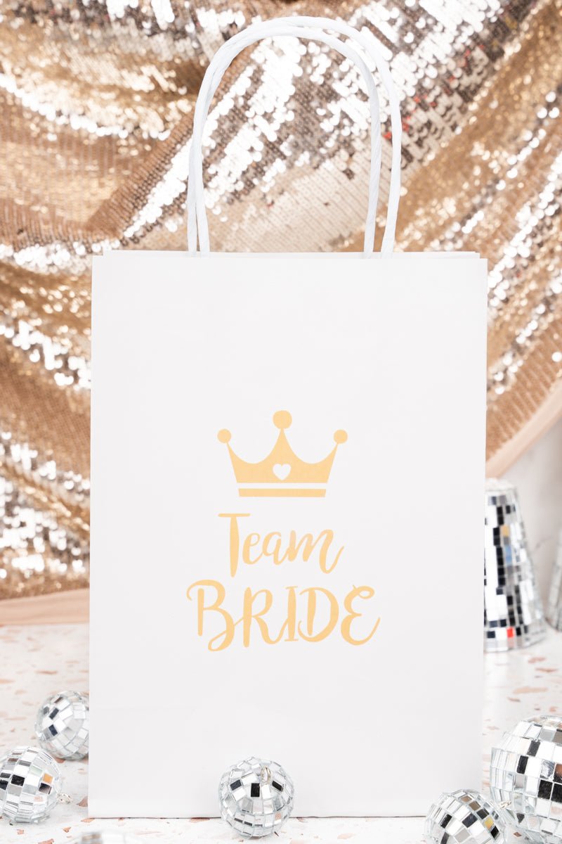 Team Bride Small Gift Bag - Wholesale Accessory Market