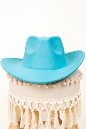 The Lainey Turquoise Felt Hat - Wholesale Accessory Market