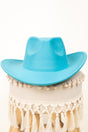 The Lainey Turquoise Felt Hat - Wholesale Accessory Market