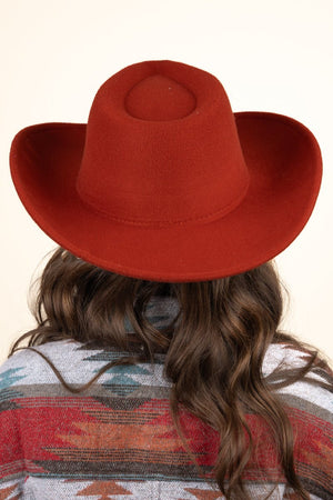 The Lainey Rust Felt Hat - Wholesale Accessory Market