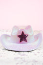 Dazzling Delight White Iridescent Cowgirl Hat - Wholesale Accessory Market