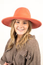 The Texanna Orange Felt Hat - Wholesale Accessory Market