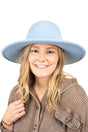 The Texanna Light Blue Felt Hat - Wholesale Accessory Market