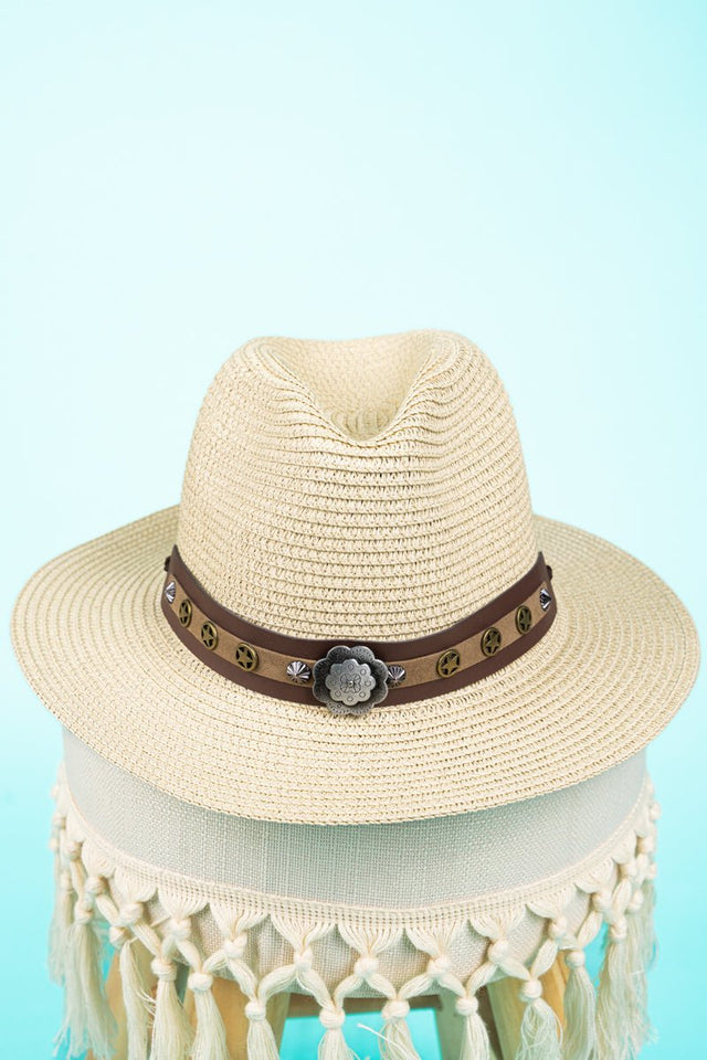 San Antonio Summer Beige Panama Hat - Wholesale Accessory Market