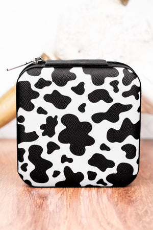 Cassie Cow Small Travel Jewelry Box - Wholesale Accessory Market