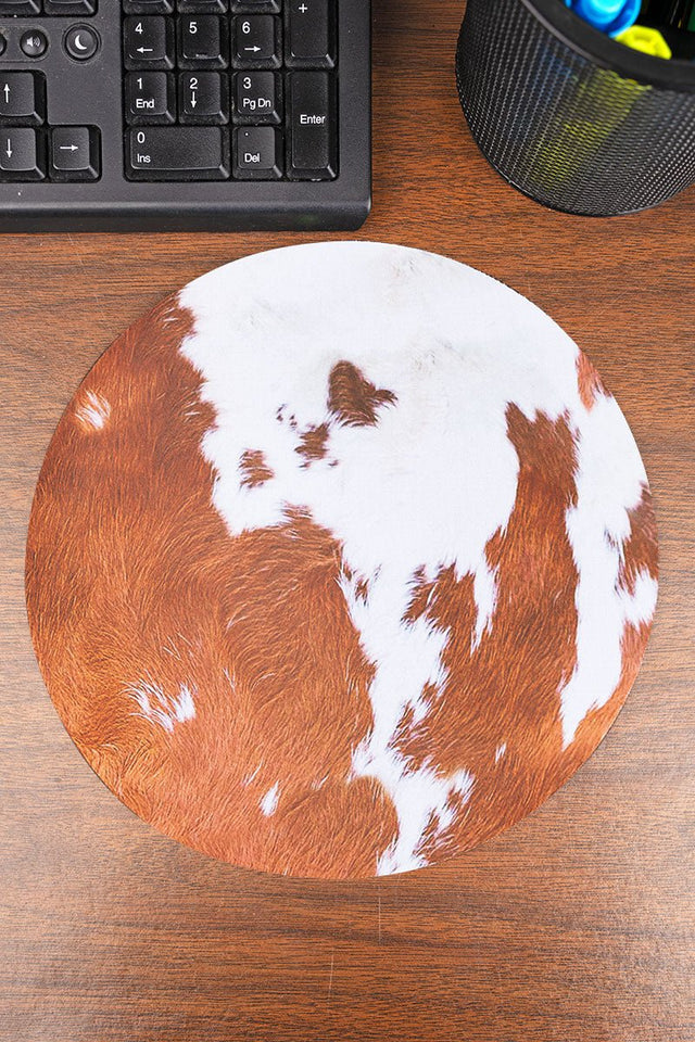 Cocoa Cow Round Mousepad - Wholesale Accessory Market