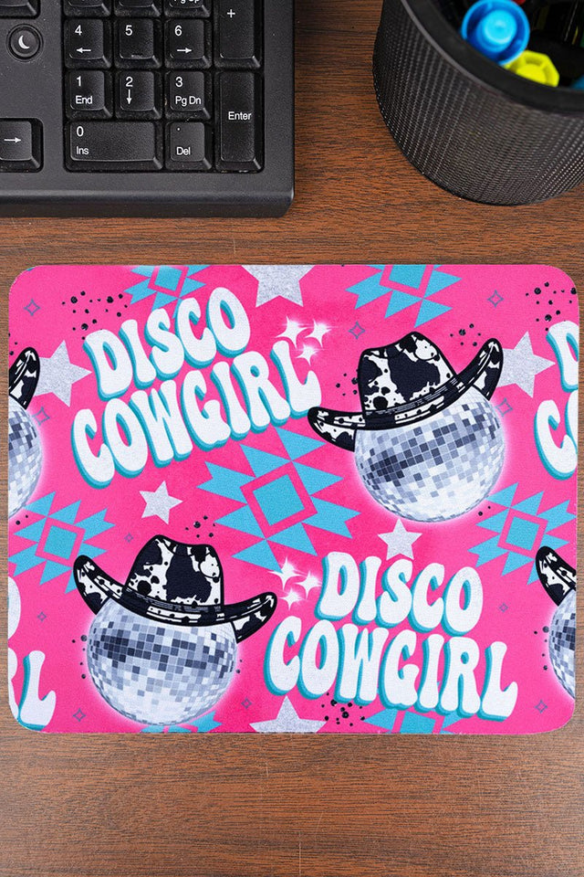 Disco Cowgirl Square Mousepad - Wholesale Accessory Market