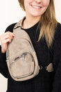 Maddex Guitar Strap Taupe Ali Sling Bag - Wholesale Accessory Market