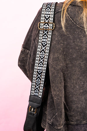 Barossa Valley Guitar Strap Black Dani Crossbody - Wholesale Accessory Market