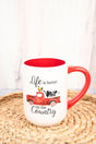 Better In The Country Red Farm Truck Ceramic Mug - Wholesale Accessory Market