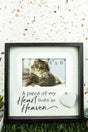 9.5 x 9.5 'Lives in Heaven' Memorial Wood 4x6 Photo Frame - Wholesale Accessory Market