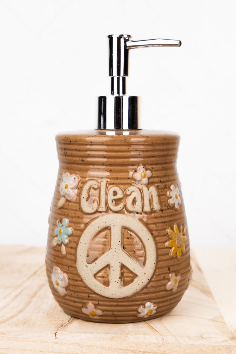 Peace Symbol Bathroom Accessories