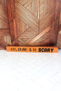 1.5 x 14.5 'Eat, Drink & Be Scary' Wood Block Sign - Wholesale Accessory Market