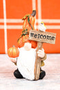 5.25 x 3.5 Welcome To The Pumpkin Patch Resin Gnome - Wholesale Accessory Market