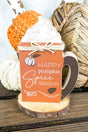 6 x 4 'Pumpkin Spice Season' Wood Tabletop Coffee Mug - Wholesale Accessory Market