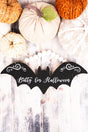 5.25 x 13.5 'Batty For Halloween' Wood Beaded Bat Sign - Wholesale Accessory Market