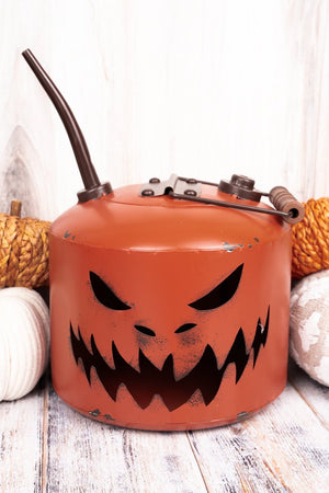 12.5 x 8.5 Halloween Night Metal Jack-O'-Lantern - Wholesale Accessory Market