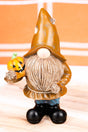 6.25 x 3.5 October Harvest Scarecrow Gnome Resin Figurine - Wholesale Accessory Market