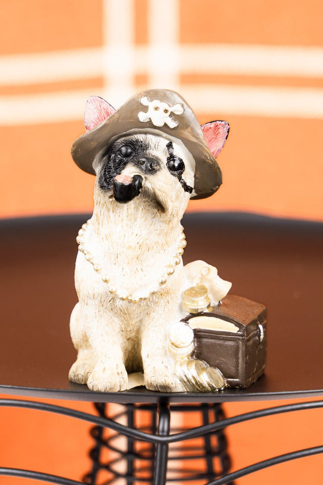 3 x 2 Arr! Pirate Dog Resin Figurine - Wholesale Accessory Market