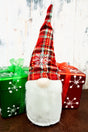 14 x 4.5 Red Plaid Snowflake Christmas Gnome - Wholesale Accessory Market