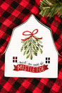 8 x 8 'Under The Mistletoe' Holiday Tabletop Barn - Wholesale Accessory Market