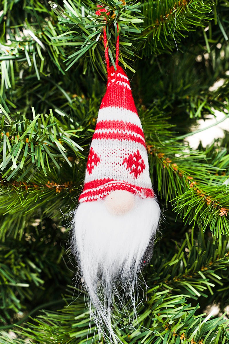 Festive Fabric Christmas Cone Decoration